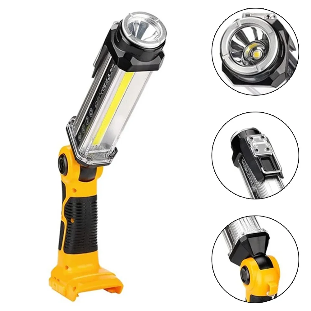 1pc LED Tool Light Cordless USB For 18V 20V Lithium Battery Car Repairing Camping Hiking Fishing Working Flashlights
1pc LED Tool Light Cordless USB For 18V 20V Lithium Battery Car Repairing Camping Hiking Fishing Working Flashlights