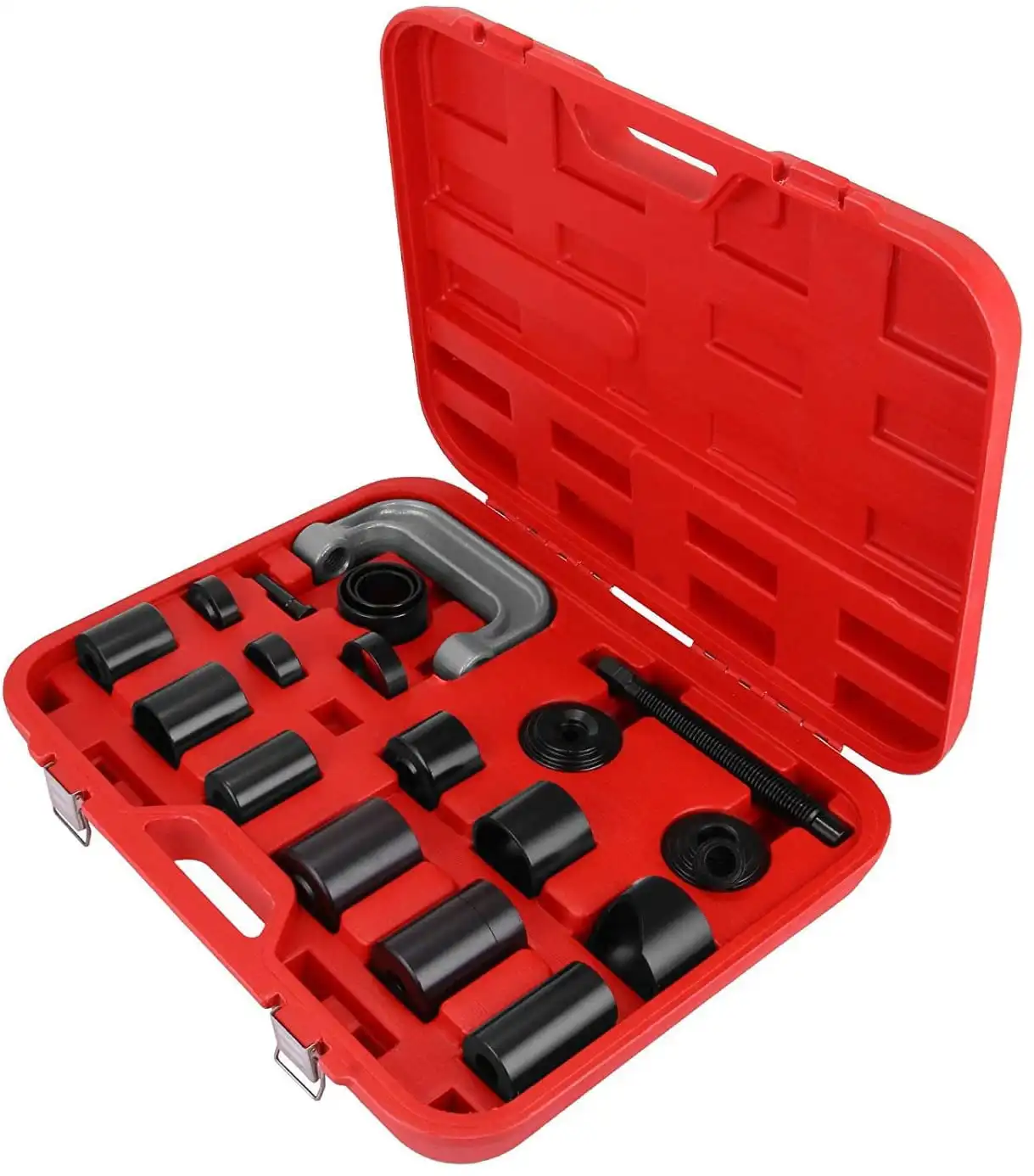 Ball Joint Adapter Set 21piece, Remove Installing Car Tool Ball Joint Auto Repair Tool Service Remover Installing Master Adapter
Ball Joint Adapter Set 21piece, Remove Installing Car Tool Ball Joint Auto Repair Tool Service Remover Installing Master Adapter