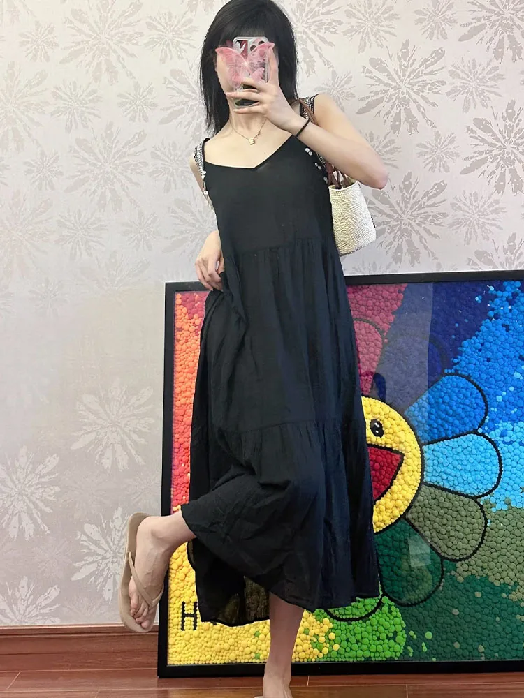 Женское платье миди с вышивкой, платье на широких бретельках с бусинами и кисточками с V-образным вырезом, лето 2023
Женское платье миди с вышивкой, платье на широких бретельках с бусинами и кисточками с V-образным вырезом, лето 2023