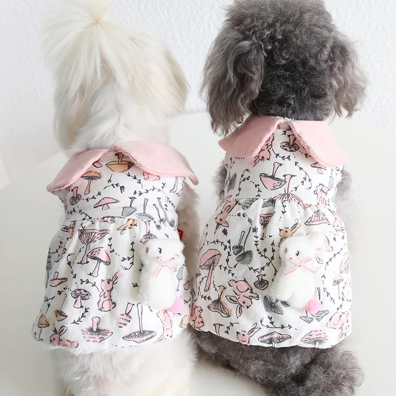 Pink Color Cotton Warm Dresses for Dogs Autumn and Winter Pet Clothes Sweet Dog Skirts Pets Accessories for Dogs Pet Supplies
Pink Color Cotton Warm Dresses for Dogs Autumn and Winter Pet Clothes Sweet Dog Skirts Pets Accessories for Dogs Pet Supplies