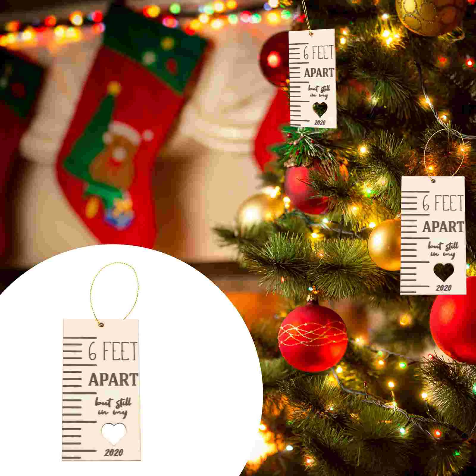 10Pcs Xmas Tree Pendant Decorative Ruler Wooden Ruler Decor for Christmas Party
10Pcs Xmas Tree Pendant Decorative Ruler Wooden Ruler Decor for Christmas Party