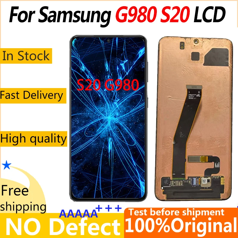 Оригинальный AMOLED S20 дисплей для SAMSUNG Galaxy LCD S20 дисплей сенсорный экран дигитайзер в сборе запасные части для замены панели
Оригинальный AMOLED S20 дисплей для SAMSUNG Galaxy LCD S20 дисплей сенсорный экран дигитайзер в сборе запасные части для замены панели