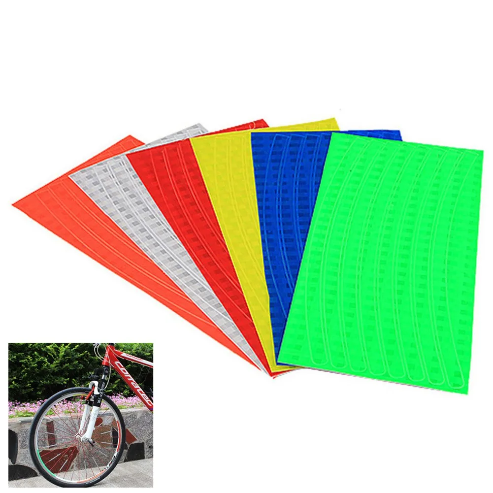 Reflective Stickers For Bike Bicycle Motorcycle Wheel Tyre Bicycle Wheels Reflective Tape Cycling Safety Warning Stickers Parts
Reflective Stickers For Bike Bicycle Motorcycle Wheel Tyre Bicycle Wheels Reflective Tape Cycling Safety Warning Stickers Parts