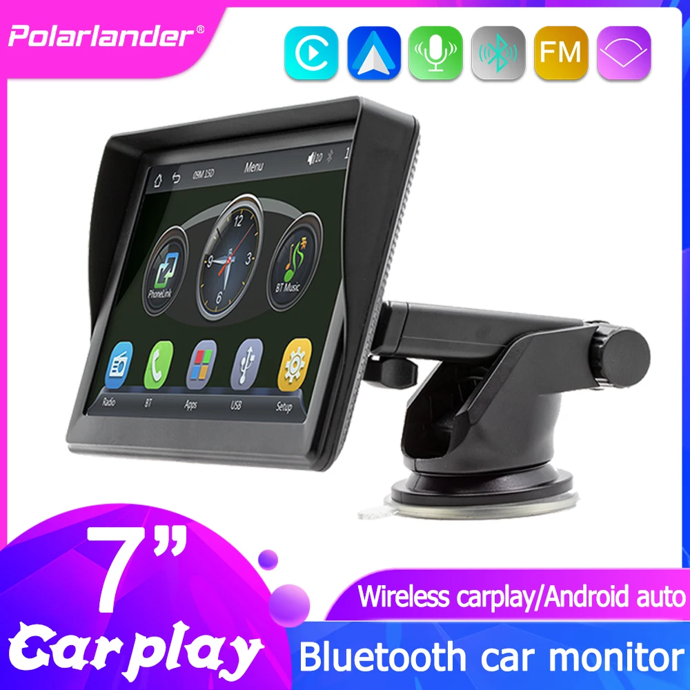 Автомобильный мультимедийный плеер Carplay, стереоприемник, Android, Bluetooth 5,1, 7-дюймовый беспроводной монитор, сенсорный экран, USB/TF/FM Mirror Link
Автомобильный мультимедийный плеер Carplay, стереоприемник, Android, Bluetooth 5,1, 7-дюймовый беспроводной монитор, сенсорный экран, USB/TF/FM Mirror Link