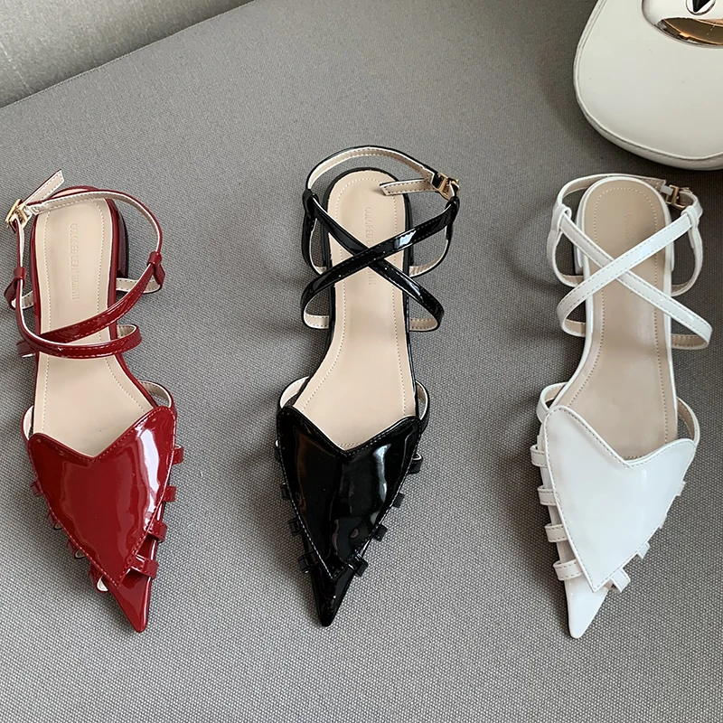 Elegant Ladies Sandal Pointed Toe Flats With Shoes Buckle Strap Female Casual Outdoor Summer 2022 New Women Flat Sandals Mules
Elegant Ladies Sandal Pointed Toe Flats With Shoes Buckle Strap Female Casual Outdoor Summer 2022 New Women Flat Sandals Mules