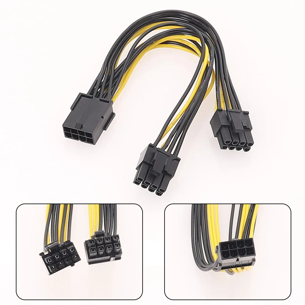 20cm PCI-E 8-Pin Female To Dual 8-Pin 6+2 Pin Male Video Card Power Cable 1007 18AWG 8P Female Dual 8P Male High Quality
20cm PCI-E 8-Pin Female To Dual 8-Pin 6+2 Pin Male Video Card Power Cable 1007 18AWG 8P Female Dual 8P Male High Quality
