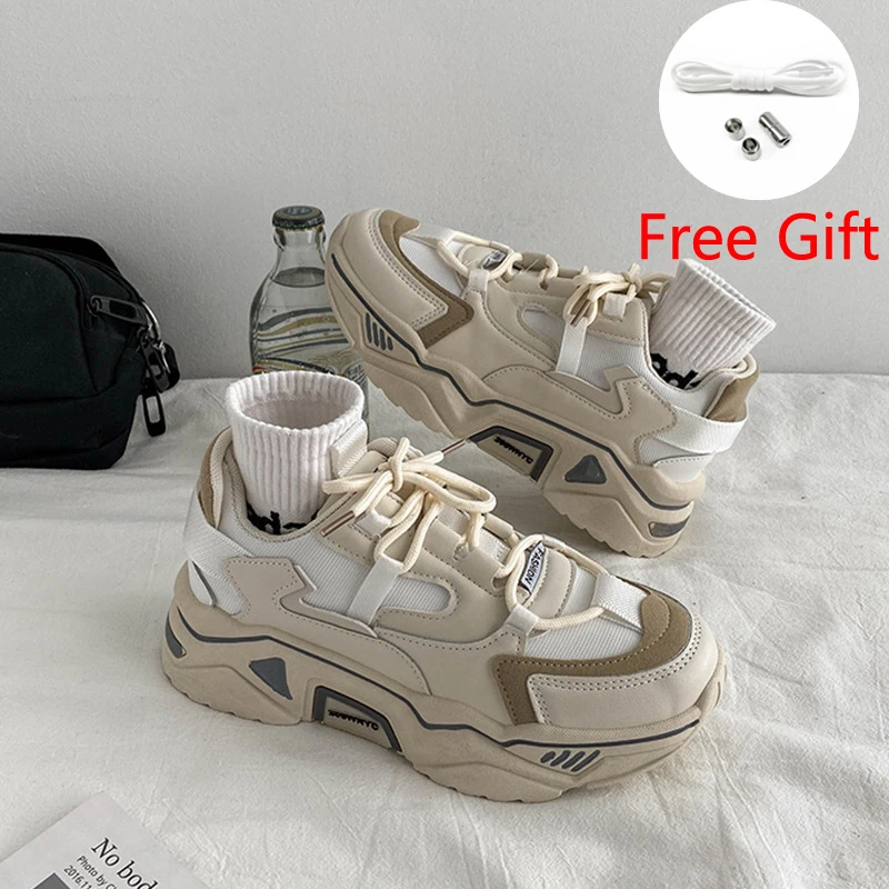 Кроссовки женские на платформе, Вулканизированная подошва, дышащие сетчатые, модная повседневная обувь в стиле пэчворк, осень 2022
Кроссовки женские на платформе, Вулканизированная подошва, дышащие сетчатые, модная повседневная обувь в стиле пэчворк, осень 2022