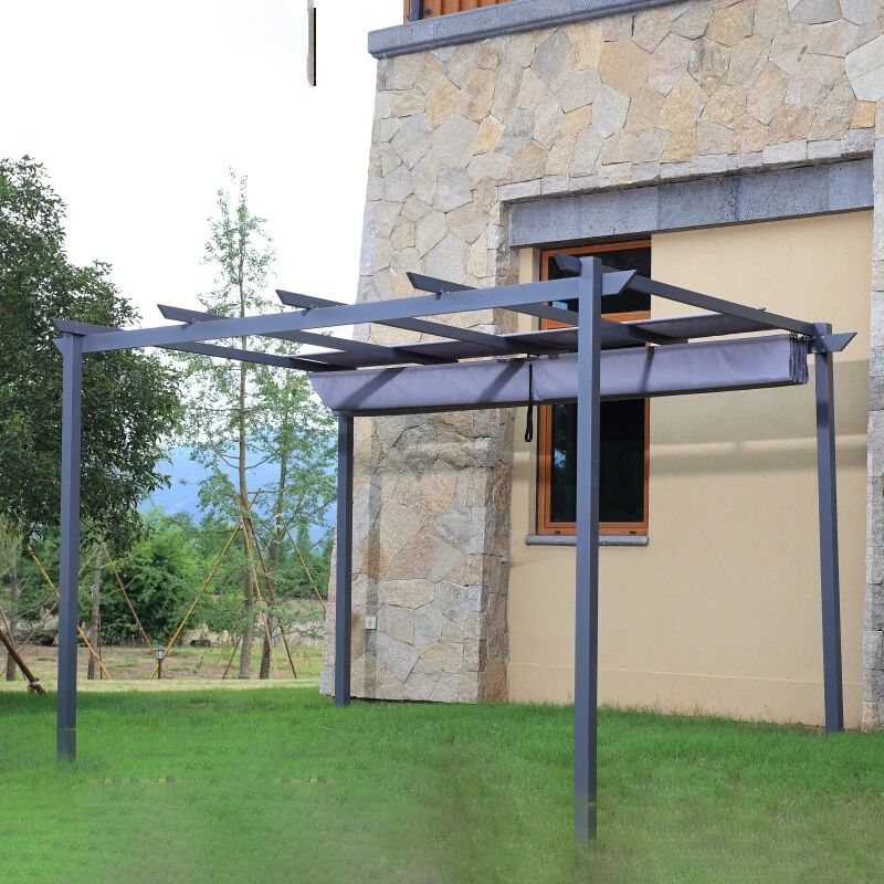 Outdoor leisure garden villa aluminum alloy stainless steel grape rack courtyard anti-corrosion wood iron awning pavilion
Outdoor leisure garden villa aluminum alloy stainless steel grape rack courtyard anti-corrosion wood iron awning pavilion