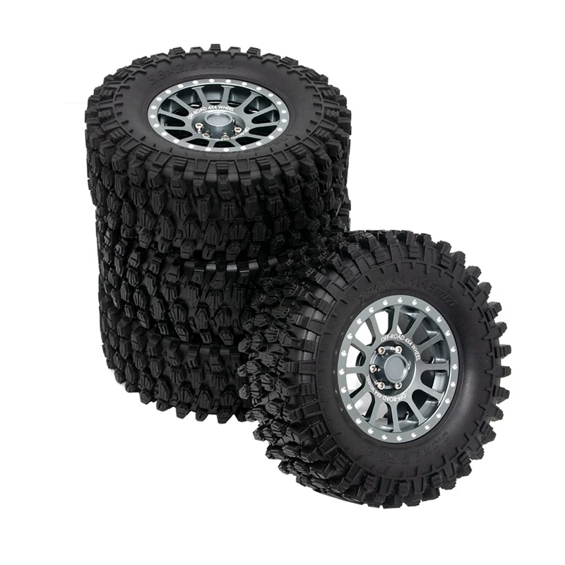 For 1/8 YK 4082/4083 Km 2/3/4/5 Rhinoceros to Simulate Climbing Car 2.6-Inch Metal Wheel Hub and Rubber Tire Skin,B
For 1/8 YK 4082/4083 Km 2/3/4/5 Rhinoceros to Simulate Climbing Car 2.6-Inch Metal Wheel Hub and Rubber Tire Skin,B
