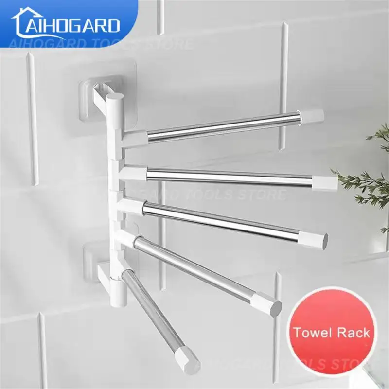 Durable Bathroom Shelves Bathroom Towel Rack Rotatable 180°swivel Towel Holder Kitchen Shelf Wall Mounted Bathrooms Accessories
Durable Bathroom Shelves Bathroom Towel Rack Rotatable 180°swivel Towel Holder Kitchen Shelf Wall Mounted Bathrooms Accessories