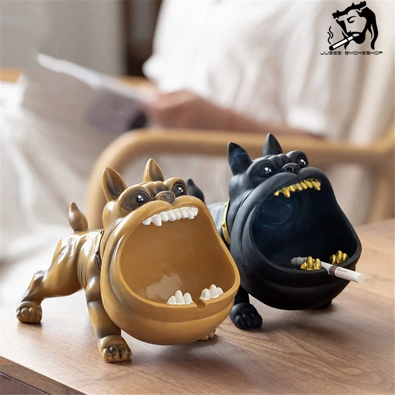 JUSES' SMOKESHOP Resin/Ceramic Cartoon Dog Ashtray Large Capacity Storage Box Home Decoration Men's Gift
JUSES' SMOKESHOP Resin/Ceramic Cartoon Dog Ashtray Large Capacity Storage Box Home Decoration Men's Gift