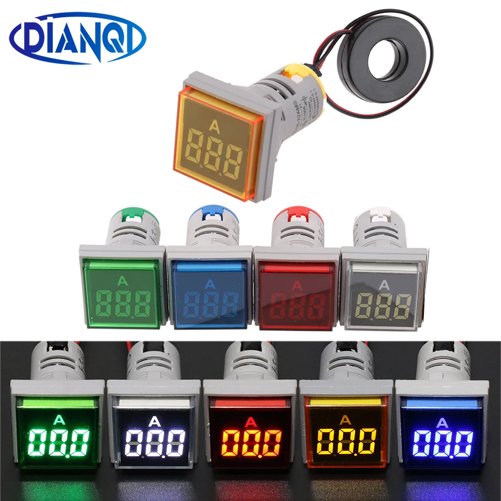 22MM Measuring Range 0-100A Current Meter Indicator Pilot Light Red Yellow Green White Blue Digital Display Ammeter Mini Meter
22MM Measuring Range 0-100A Current Meter Indicator Pilot Light Red Yellow Green White Blue Digital Display Ammeter Mini Meter