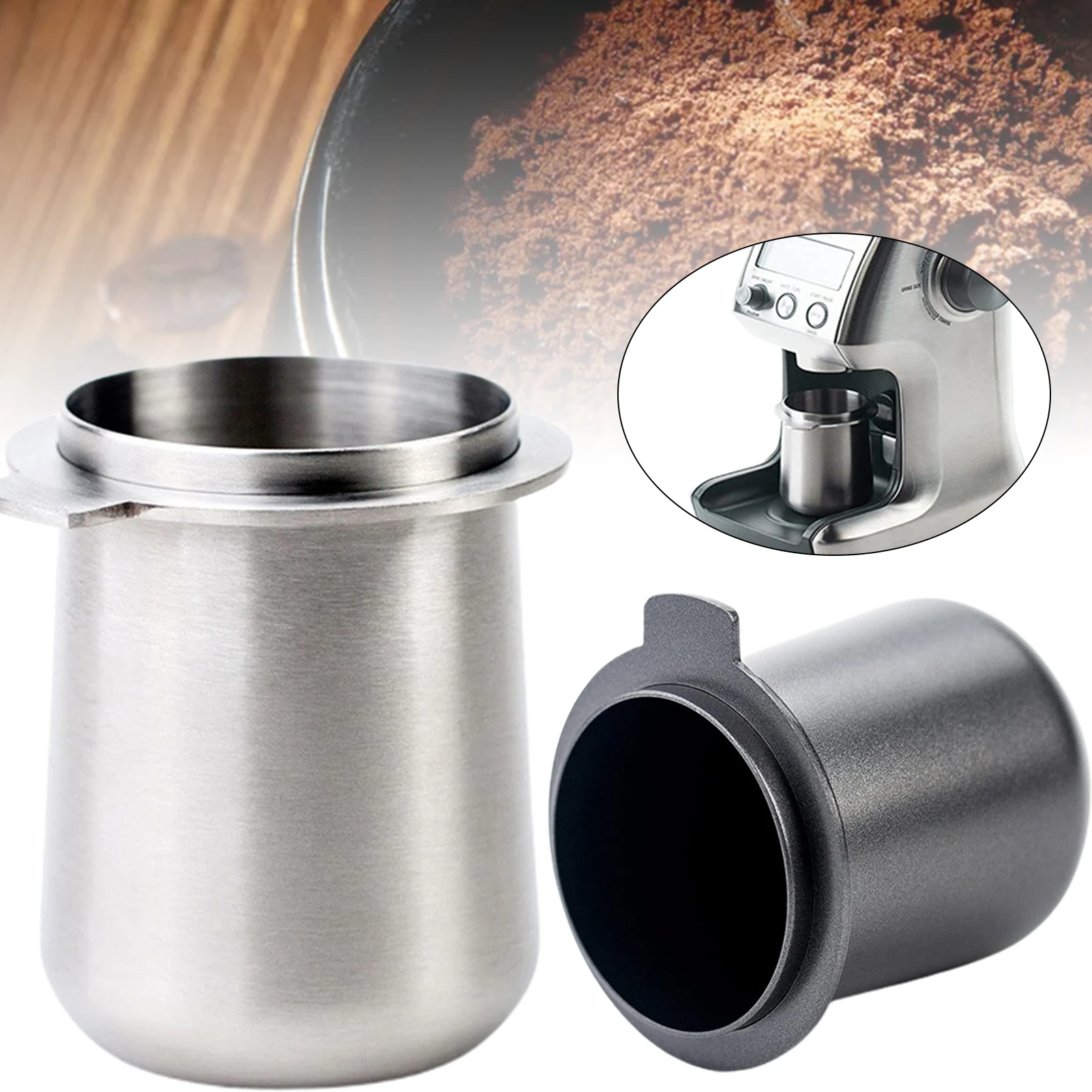 54mm Coffee Dosing Cup For Coffee Machine Accessories Espresso Machine Powder Feeder Part Resistant
54mm Coffee Dosing Cup For Coffee Machine Accessories Espresso Machine Powder Feeder Part Resistant