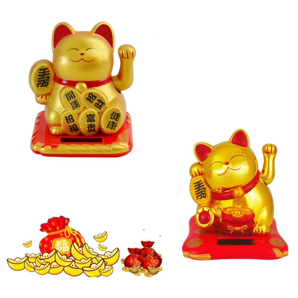 Fine Workmanship Lucky Cat Solar Decorations Automatic Cute Cat Shape Environmentally Friendly High-quality Plastic
Fine Workmanship Lucky Cat Solar Decorations Automatic Cute Cat Shape Environmentally Friendly High-quality Plastic
