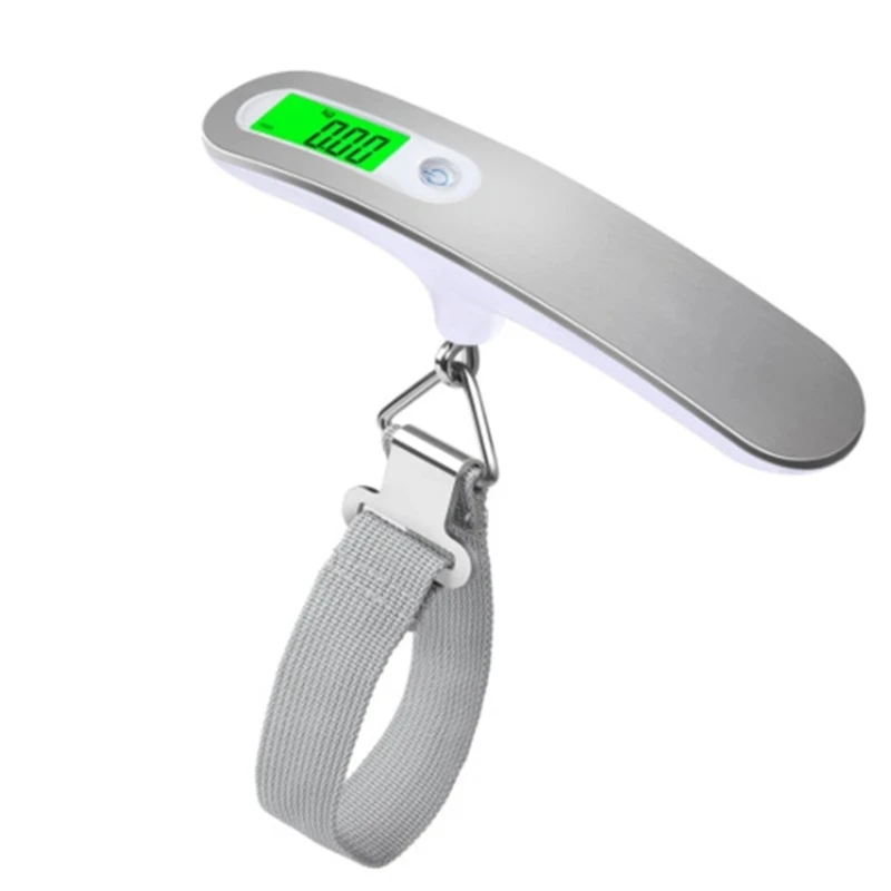 Digital Luggage Scale 110lbs Hanging Baggage Scale Portable Suitcase Weighing Scale Stainless Steel Luggage Weight Scale E65B
Digital Luggage Scale 110lbs Hanging Baggage Scale Portable Suitcase Weighing Scale Stainless Steel Luggage Weight Scale E65B