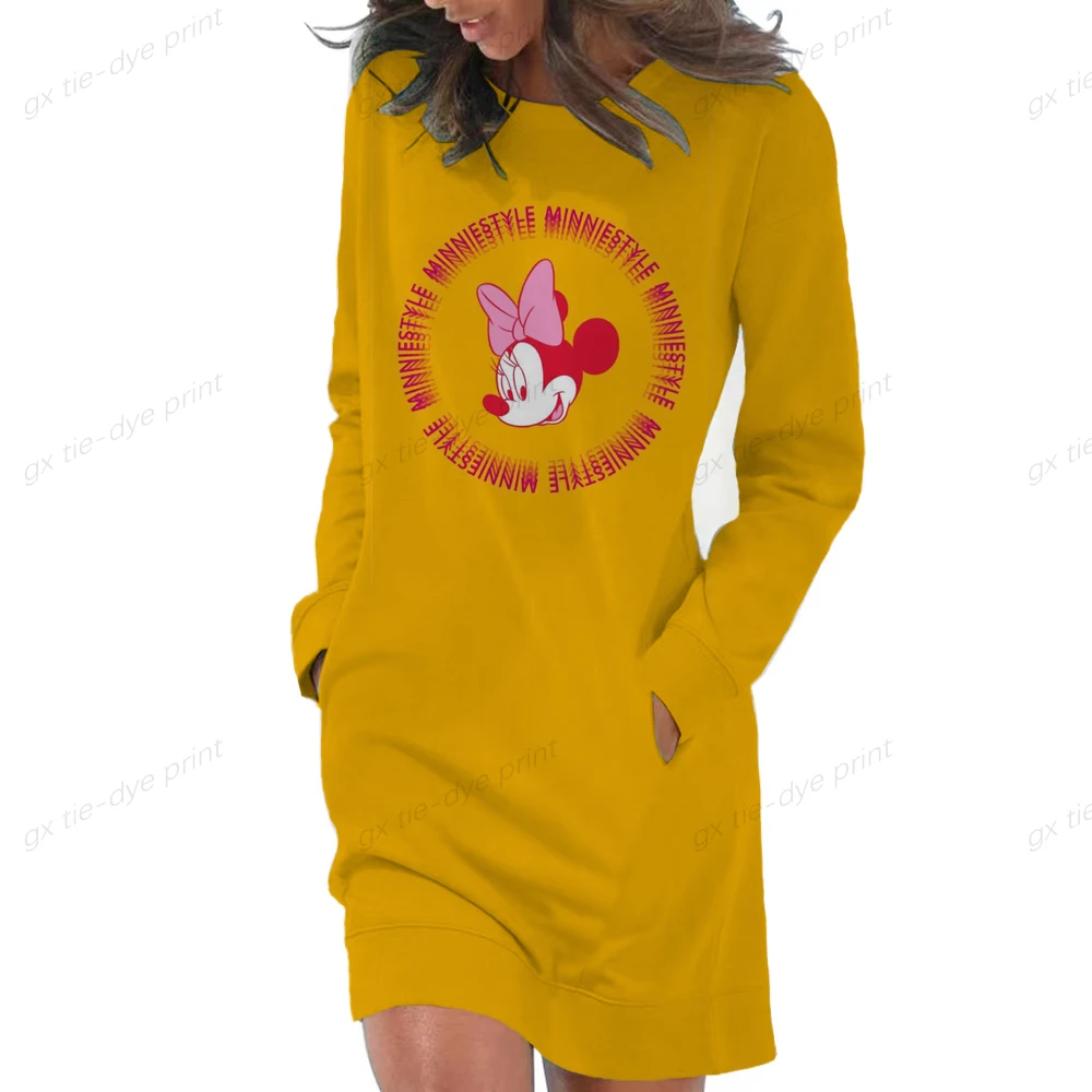 Disney Minnie Mickey Mouse Autumn Women Hoodie Dress Fashion Sweatshirt Dresses for Women Pocket Hooded Casual Dress Mini Dress
Disney Minnie Mickey Mouse Autumn Women Hoodie Dress Fashion Sweatshirt Dresses for Women Pocket Hooded Casual Dress Mini Dress