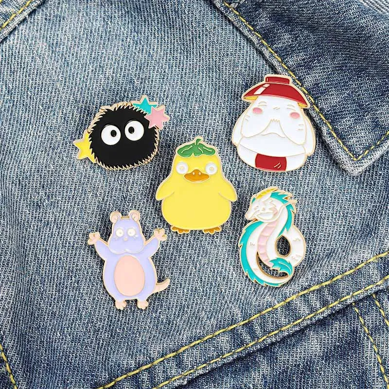 Anime Alloy Drip Oil Badge Briquettes White Dragon Mouse Duckling Elephant Brooch High-End Exquisite Cartoon Cute Suit Brooch
Anime Alloy Drip Oil Badge Briquettes White Dragon Mouse Duckling Elephant Brooch High-End Exquisite Cartoon Cute Suit Brooch