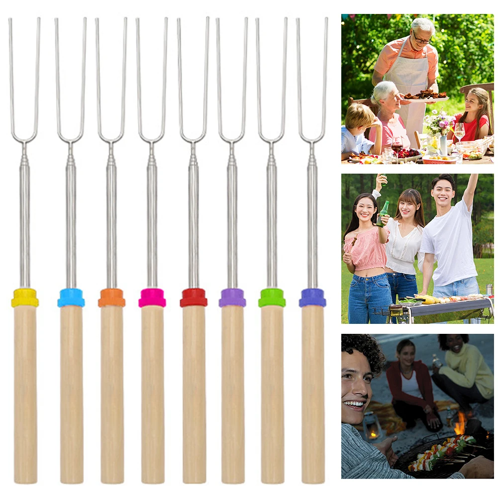 12pcs Barbecue Fork Set with Storage Bag Telescopic Marshmallow Sausages Hot Dogs Vegetables Roasting Sticks Accessory
12pcs Barbecue Fork Set with Storage Bag Telescopic Marshmallow Sausages Hot Dogs Vegetables Roasting Sticks Accessory