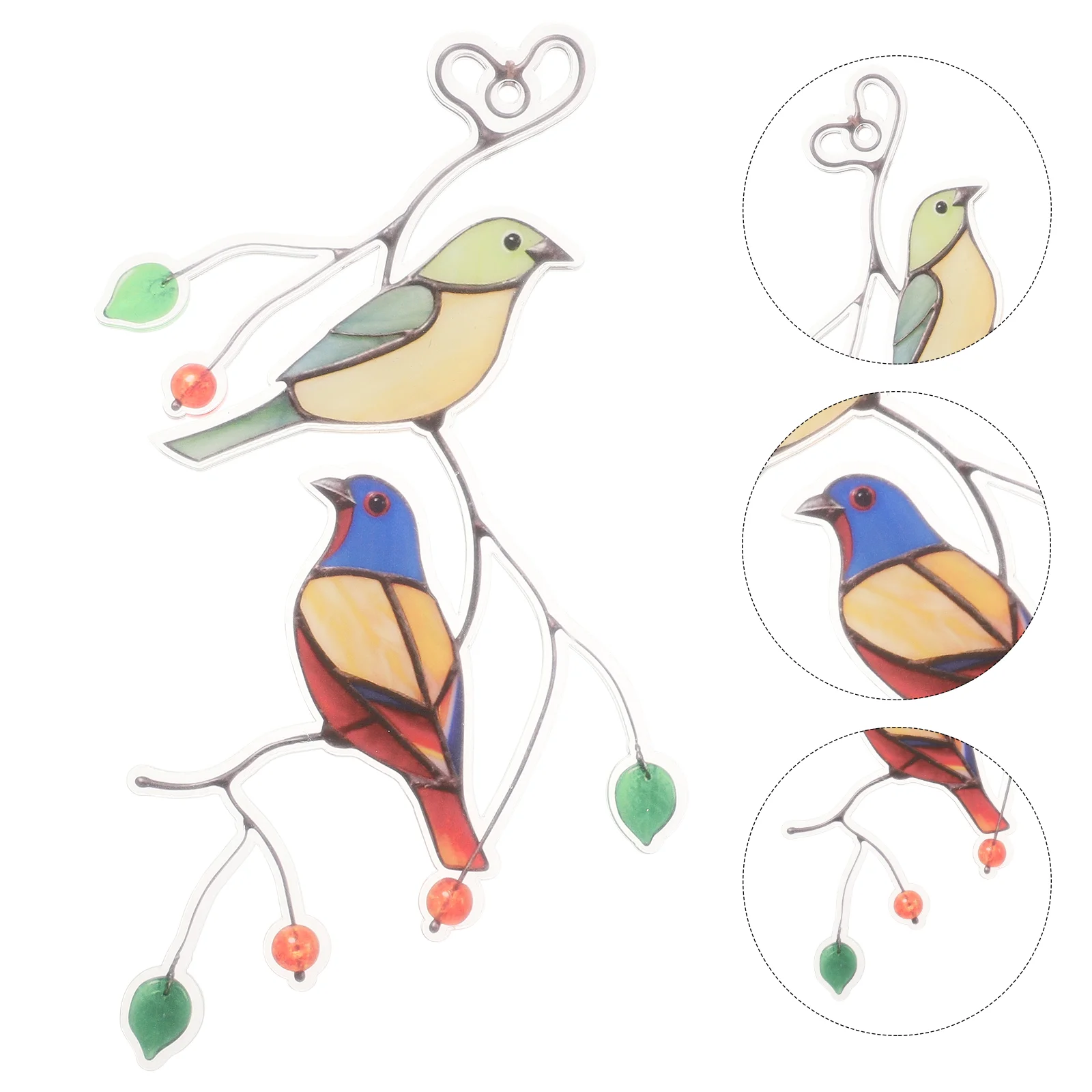 Pendant Birds On Wire Multicolor Wall Hanging Stained Alloy Suncatcher Ornament Window
Pendant Birds On Wire Multicolor Wall Hanging Stained Alloy Suncatcher Ornament Window