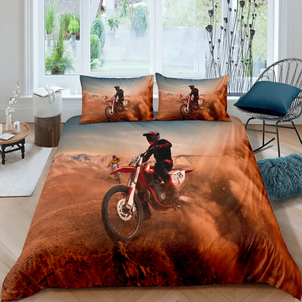 Motorcycle Bedding Set Sport Scenery Fashion 3D Print Comforter Luxury Queen King Single Size Duvet Cover Home Textile Decor Set
Motorcycle Bedding Set Sport Scenery Fashion 3D Print Comforter Luxury Queen King Single Size Duvet Cover Home Textile Decor Set