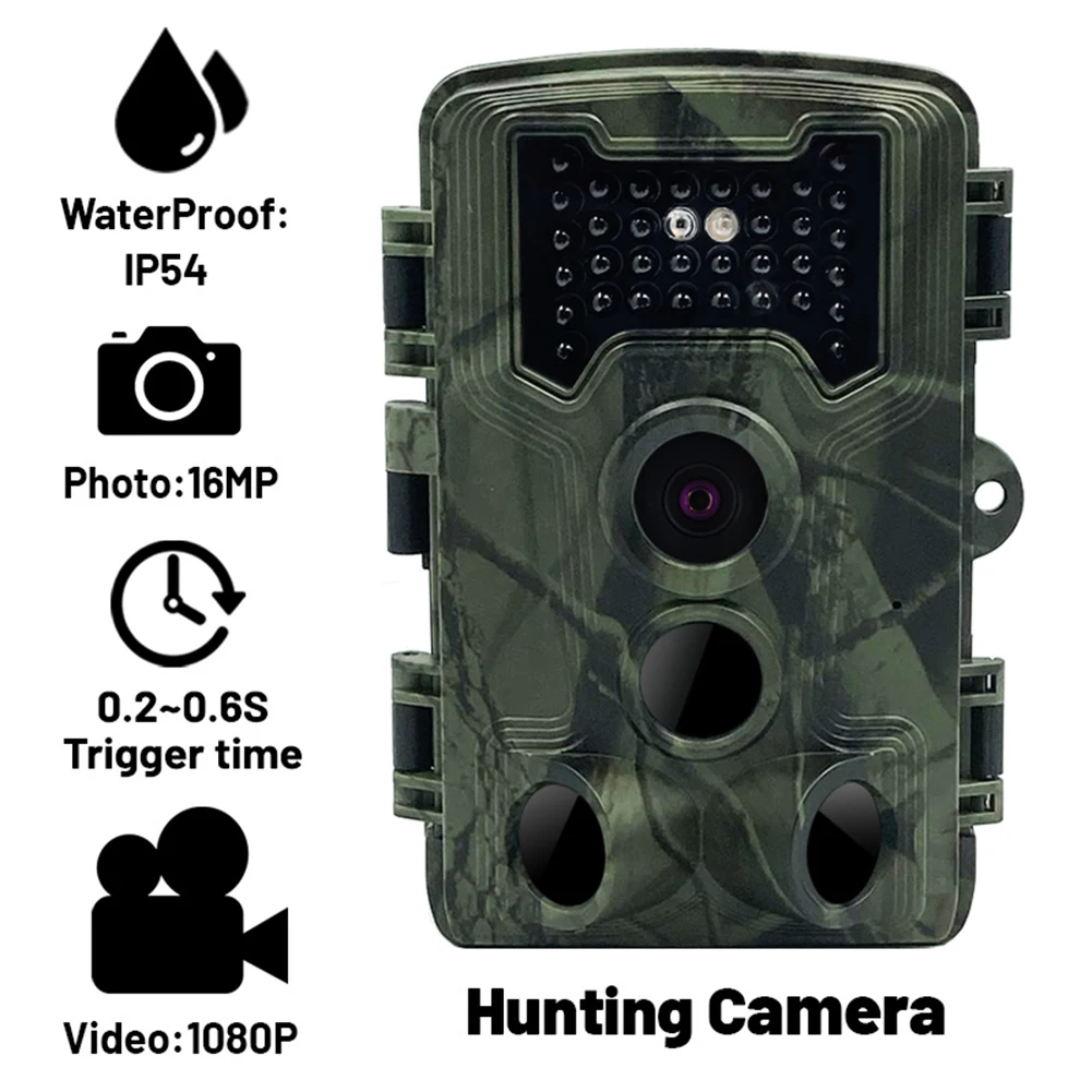 16MP 1080P Wildlife Hunting Trail Camera 940NM Invisible Infrared Night Vision Motion Activated Camera For Outdoor Home Security
16MP 1080P Wildlife Hunting Trail Camera 940NM Invisible Infrared Night Vision Motion Activated Camera For Outdoor Home Security