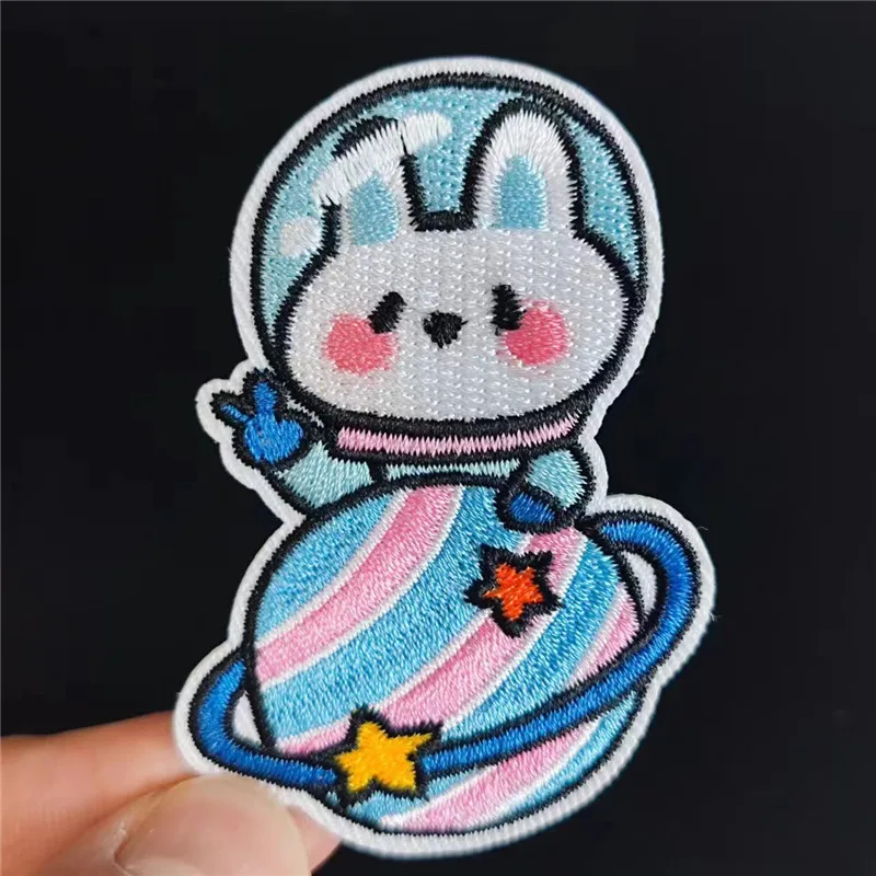 Embroidery Cartoon Patch Rabbit Planet Iron on Patch for clothing accessories Cute Style Pattern Logo Strange things Diy Gifts
Embroidery Cartoon Patch Rabbit Planet Iron on Patch for clothing accessories Cute Style Pattern Logo Strange things Diy Gifts