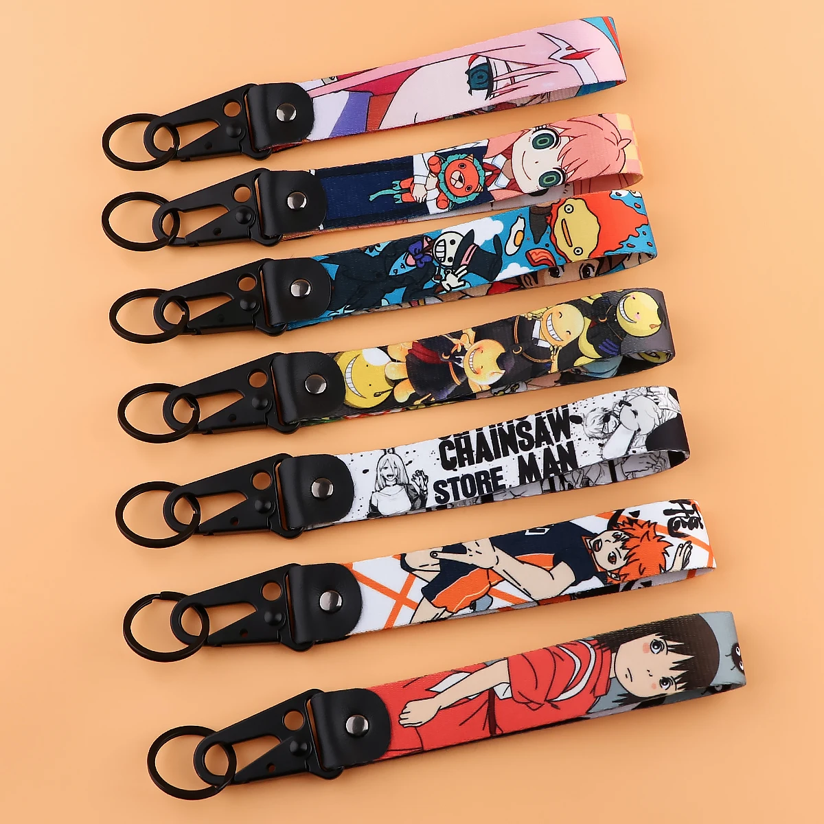 Chainsaw Man Wrist Neck Straps Hand Lanyard Charms for Keys Cord Chain Cute Anime Short Lanyard Keychain Keycord
Chainsaw Man Wrist Neck Straps Hand Lanyard Charms for Keys Cord Chain Cute Anime Short Lanyard Keychain Keycord