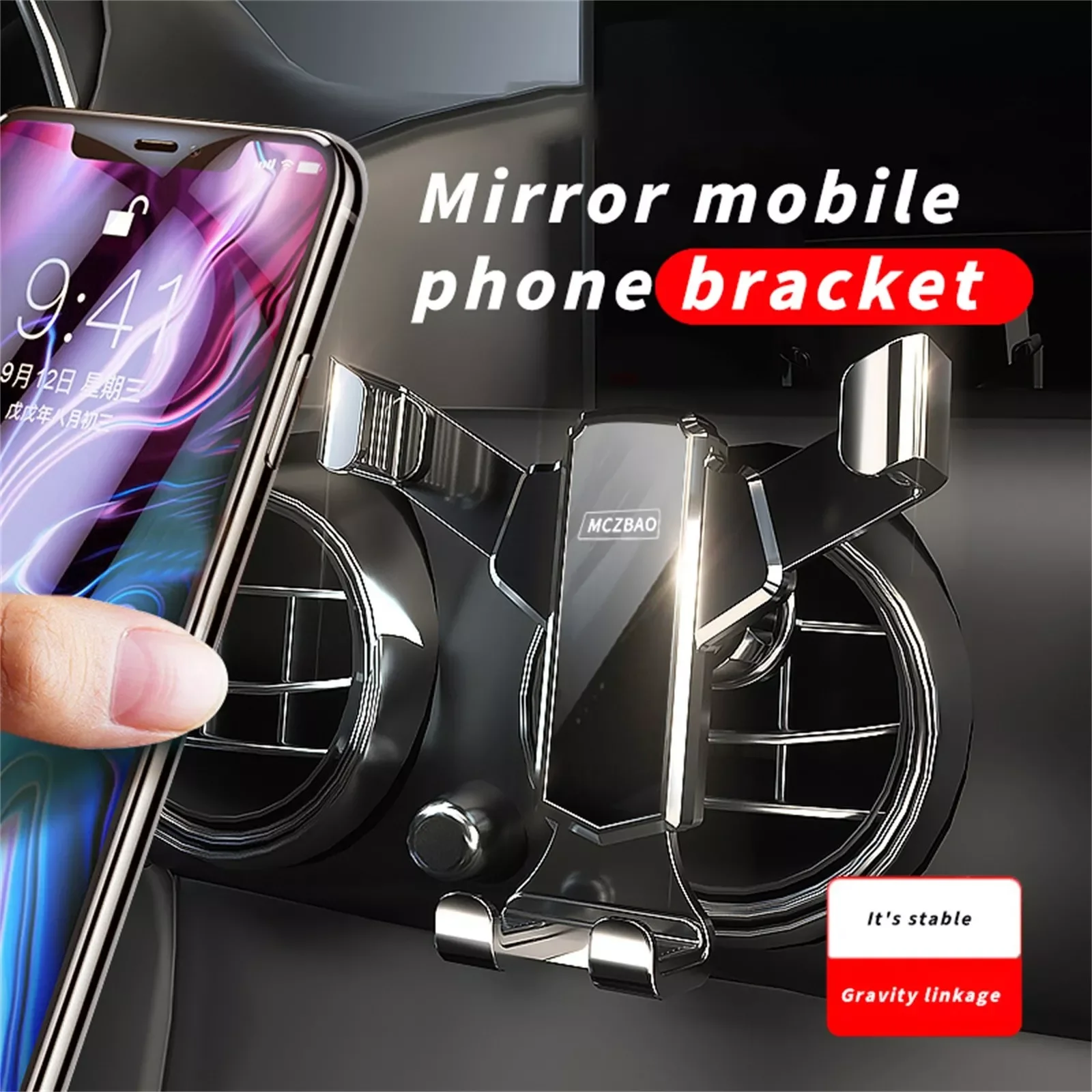 Universal Airvent Phone For Phone Air Vent Clip Mount Phone Holder For Car Mobile Cell Stand Smartphone Gravity Car Holder
Universal Airvent Phone For Phone Air Vent Clip Mount Phone Holder For Car Mobile Cell Stand Smartphone Gravity Car Holder