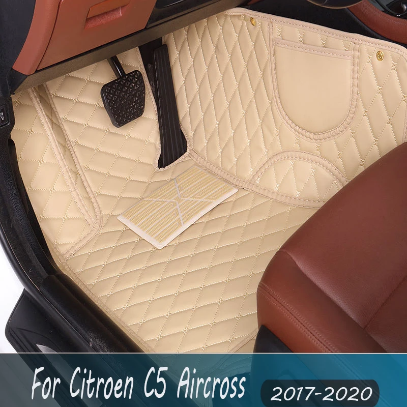 Автомобильные коврики кожаные автостайлинг автомобильные напольные для Citroen C5