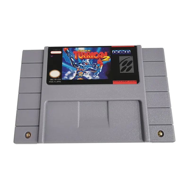 Супер турриканская игра 2-16 бит с коробкой для игрового картриджа snes на английском языке
Супер турриканская игра 2-16 бит с коробкой для игрового картриджа snes на английском языке