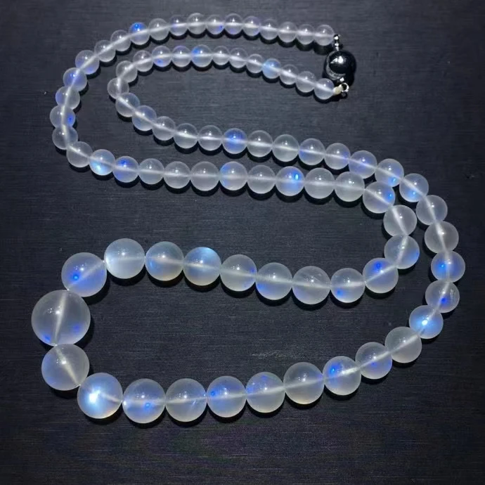 Natural Blue Light Moonstone Clear Round Beads Necklace 5.2-12.4mm Crystal Women Moonstone Pendant Fashion Jewelry AAAAAA
Natural Blue Light Moonstone Clear Round Beads Necklace 5.2-12.4mm Crystal Women Moonstone Pendant Fashion Jewelry AAAAAA