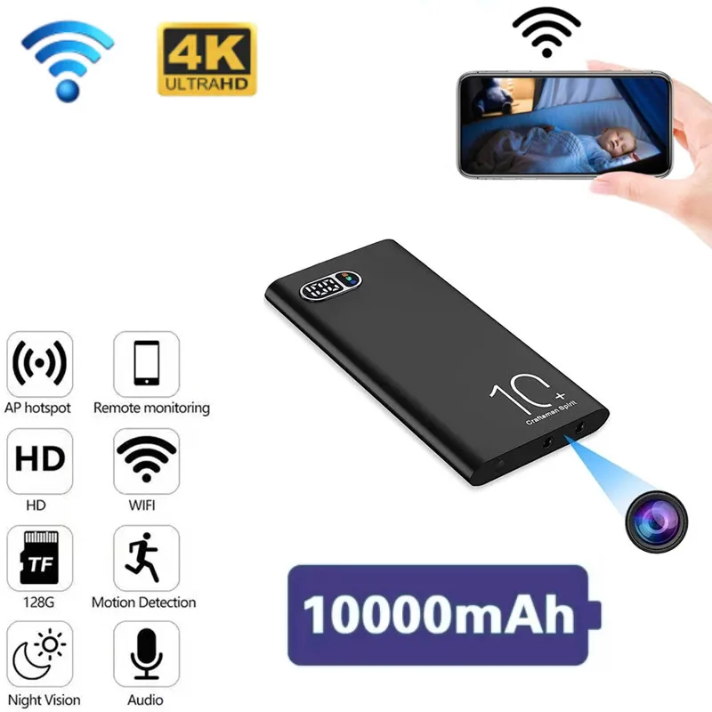 Беспроводная IP-камера с функцией ночного видения, 10000ма, HD, 4K, Wi-Fi
Беспроводная IP-камера с функцией ночного видения, 10000ма, HD, 4K, Wi-Fi