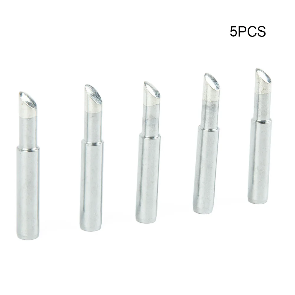 

5Pcs Electric Soldering Iron Tip 900M-T-5C 900m-T-I Solder Iron Station Tool For Terminals Circuit Boards, Power Supply Parts