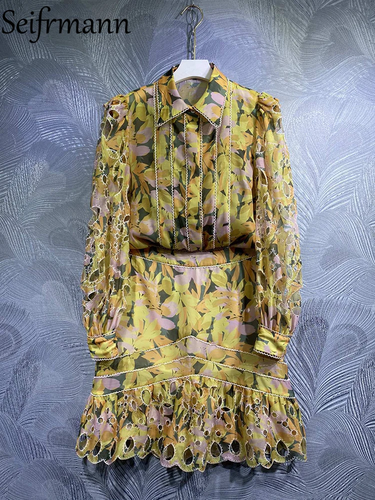 Seifrmann High Quality Autumn Women Fashion Designer Skirts Sets Lantern Sleeve Lace Trim Shirts + High Waist Midi Skirts Suits
Seifrmann High Quality Autumn Women Fashion Designer Skirts Sets Lantern Sleeve Lace Trim Shirts + High Waist Midi Skirts Suits