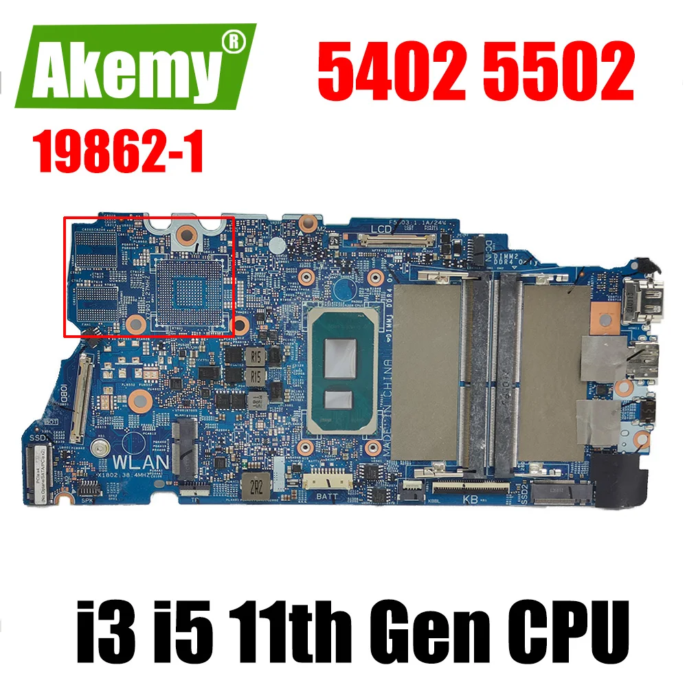 For DELL Vostro 5402 5502 Laptop Motherboard 19862-1 010GRP CN-04D2JV Notebook Mainboard with I3-1115G4 I5-1135G7 CPU
For DELL Vostro 5402 5502 Laptop Motherboard 19862-1 010GRP CN-04D2JV Notebook Mainboard with I3-1115G4 I5-1135G7 CPU