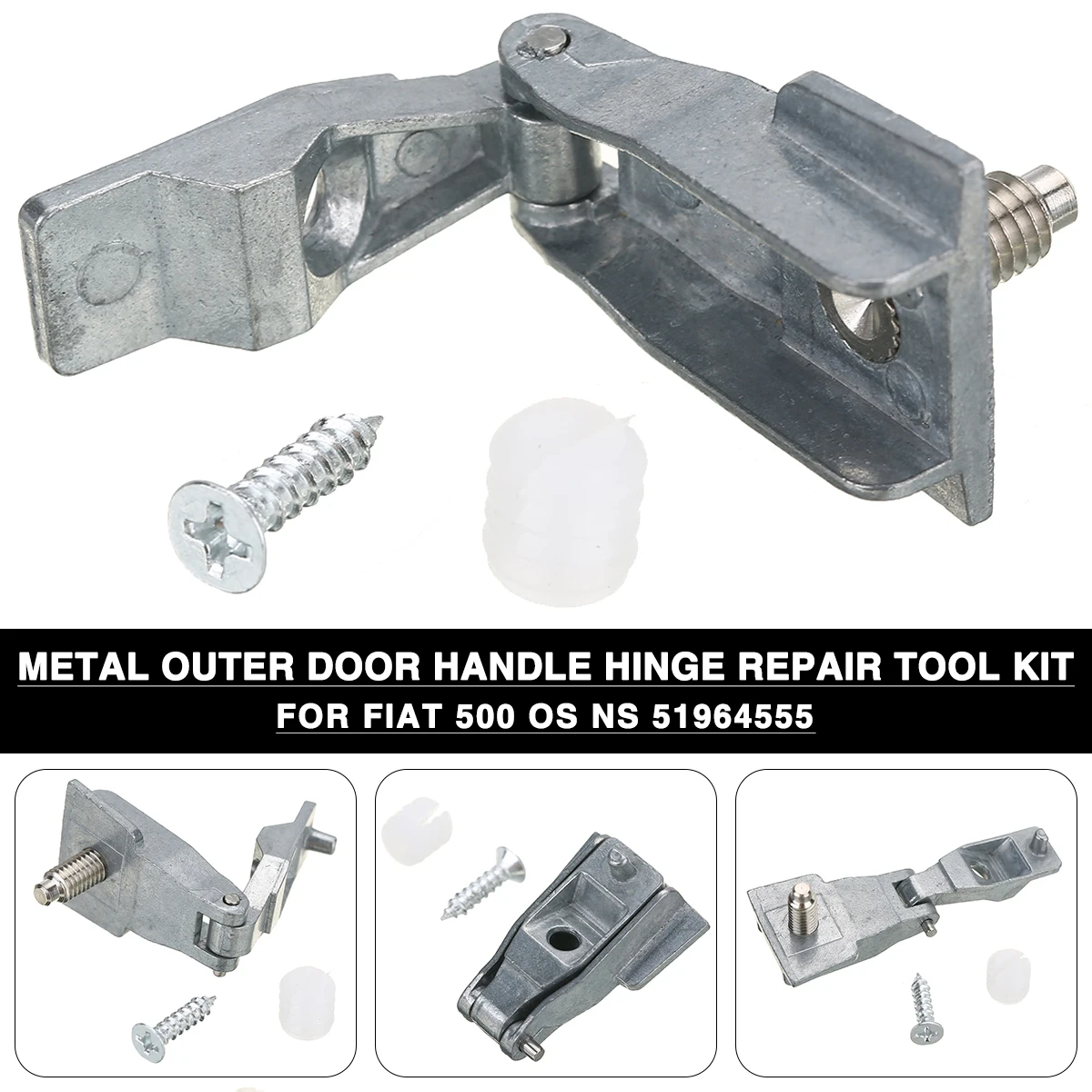 Новинка 1 шт. Набор для ремонта дверной ручки автомобиля 51964555 Прочные Дверные ручки из нержавеющей стали набор петель автозапчасти
Новинка 1 шт. Набор для ремонта дверной ручки автомобиля 51964555 Прочные Дверные ручки из нержавеющей стали набор петель автозапчасти