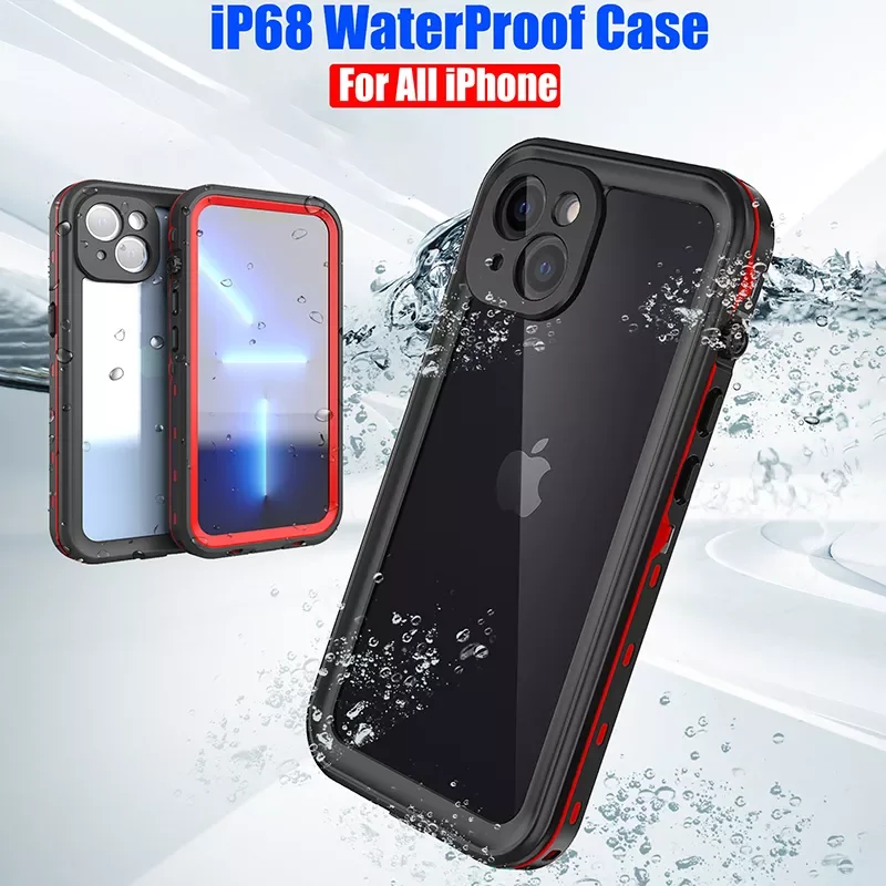 IP68 Waterproof For IPhone 13 12 11 Pro Max XS Max XR 678 Case RedPepper Clear Armor Cover Diving Underwater Swim Outdoor Sports
IP68 Waterproof For IPhone 13 12 11 Pro Max XS Max XR 678 Case RedPepper Clear Armor Cover Diving Underwater Swim Outdoor Sports