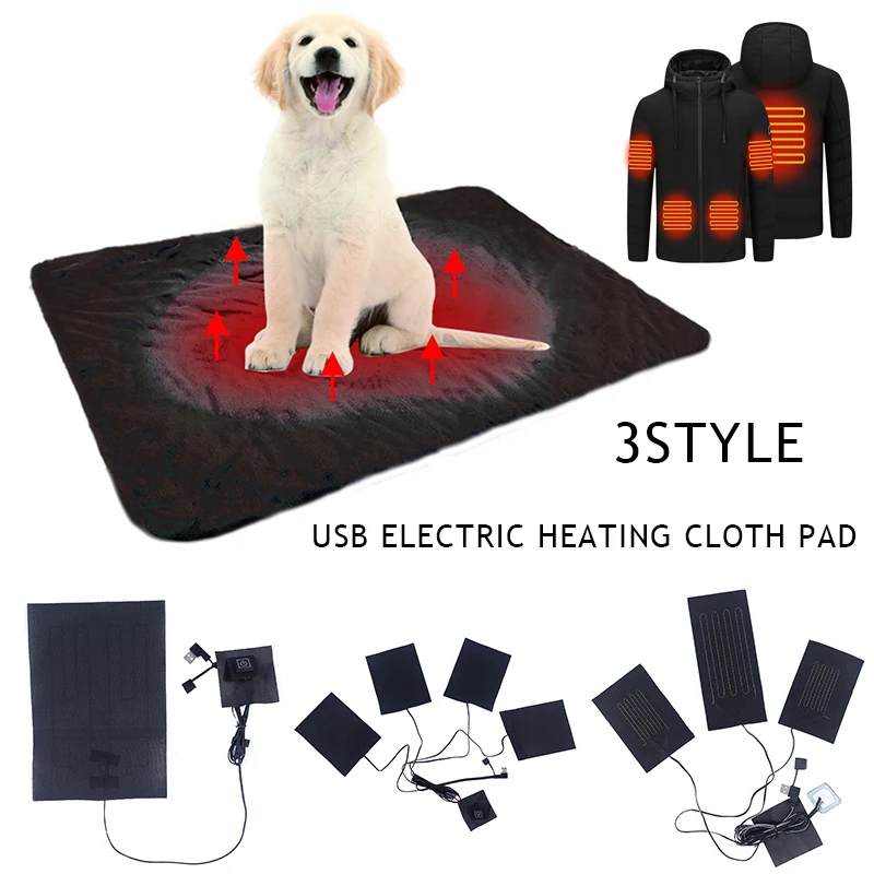 USB Clothes Heater Pad With 3 Gear Adjustable Temperature Electric Heating Sheet Heating Warmer Pad For Vest Jacket
USB Clothes Heater Pad With 3 Gear Adjustable Temperature Electric Heating Sheet Heating Warmer Pad For Vest Jacket
