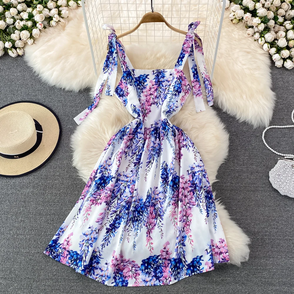 2022 Korean Style Gentle Sleeveless Floral Dress Female First Love Bellflower, Small, Super Fairy, Female, Tube Top Sling Skirt
2022 Korean Style Gentle Sleeveless Floral Dress Female First Love Bellflower, Small, Super Fairy, Female, Tube Top Sling Skirt