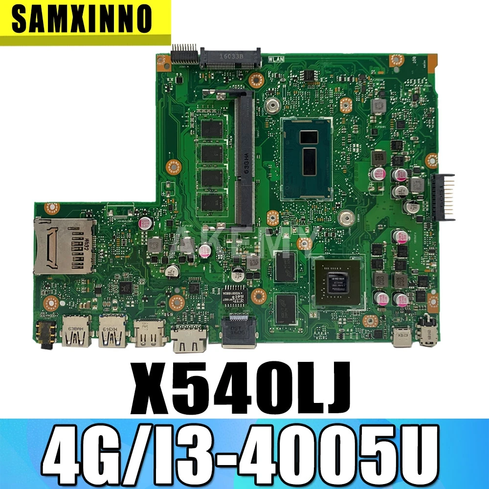 New 90NB0B10-R00010 X540LJ REV2.1 Mainboard For ASUS X540L F540L X540LJ Laptop Motherboard 4G/I3-4005U GT920M (V2G)
New 90NB0B10-R00010 X540LJ REV2.1 Mainboard For ASUS X540L F540L X540LJ Laptop Motherboard 4G/I3-4005U GT920M (V2G)