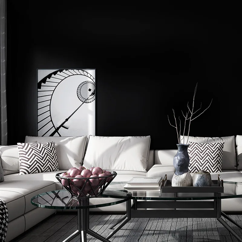 Pure Black European Style Minimalist Fashion Wallpaper Wallpaper Bedroom Decoration Wallpaper for Bedroom Walls
Pure Black European Style Minimalist Fashion Wallpaper Wallpaper Bedroom Decoration Wallpaper for Bedroom Walls