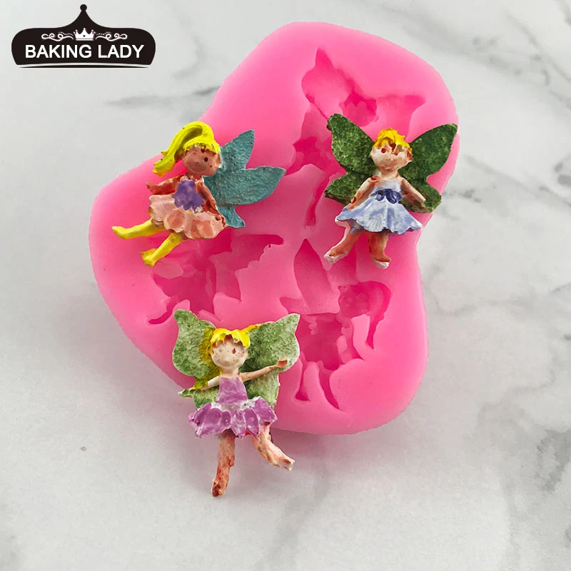 Three Elf Angel Girls Silicone Mold Fairy Fairy Fondant Chocolate Cake Baking Decorative Mold Cupcake DIY Epoxy Resin Art
Three Elf Angel Girls Silicone Mold Fairy Fairy Fondant Chocolate Cake Baking Decorative Mold Cupcake DIY Epoxy Resin Art