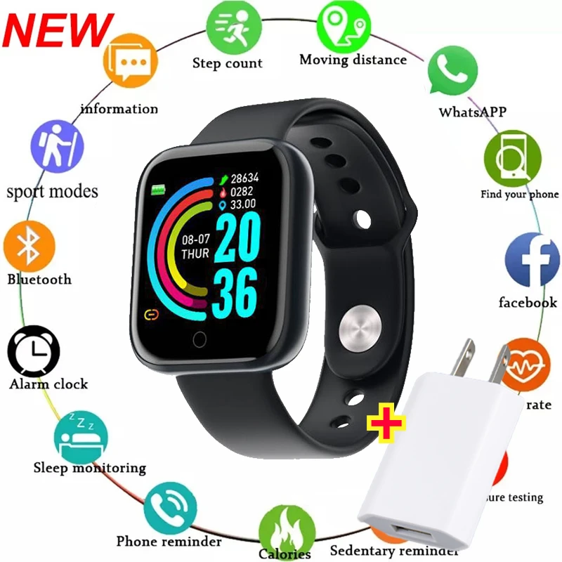 Smart Watch HD Color Screen for Women's Men's Children's Smartwatch Fitness Digital Watches Men Smart Watch Add Charging Head
Smart Watch HD Color Screen for Women's Men's Children's Smartwatch Fitness Digital Watches Men Smart Watch Add Charging Head