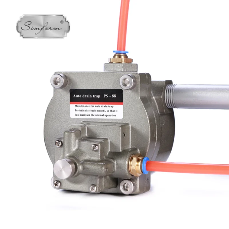 PS-88V Anti-clogging slag discharge air tank pneumatic screw machine automatic drainer air compressor.
PS-88V Anti-clogging slag discharge air tank pneumatic screw machine automatic drainer air compressor.