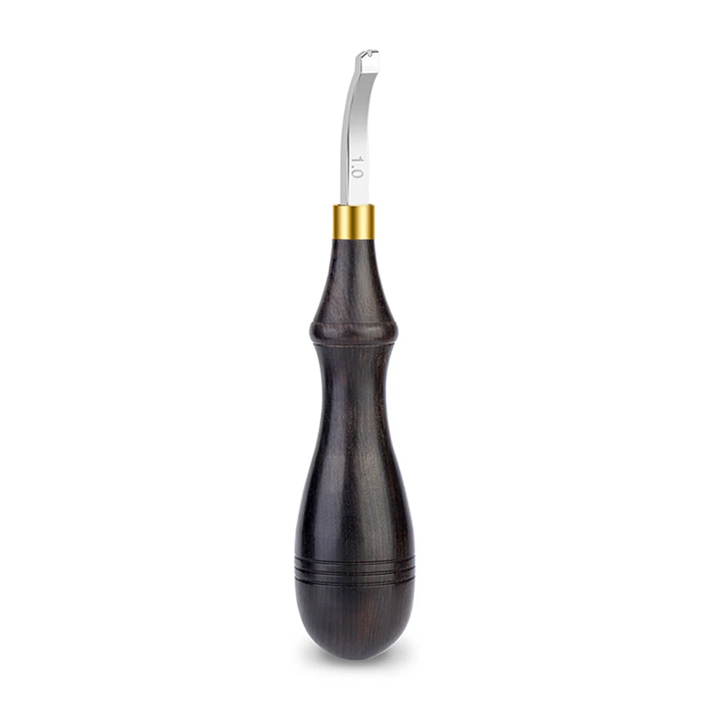Leather Edge Creasing Tool, Stainless Steel, Rust proof, Easy Sliding Cable, Ergonomic Black Wood Handle, Length 14 5cm
Leather Edge Creasing Tool, Stainless Steel, Rust proof, Easy Sliding Cable, Ergonomic Black Wood Handle, Length 14 5cm