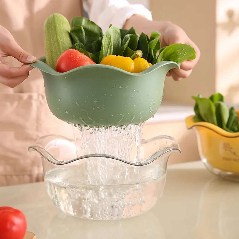 Double Layer Drain Basket Fruit Basket for Kitchen Multifunction Drainer Storage Baskets Organizer Salad Snack Box Containers
Double Layer Drain Basket Fruit Basket for Kitchen Multifunction Drainer Storage Baskets Organizer Salad Snack Box Containers