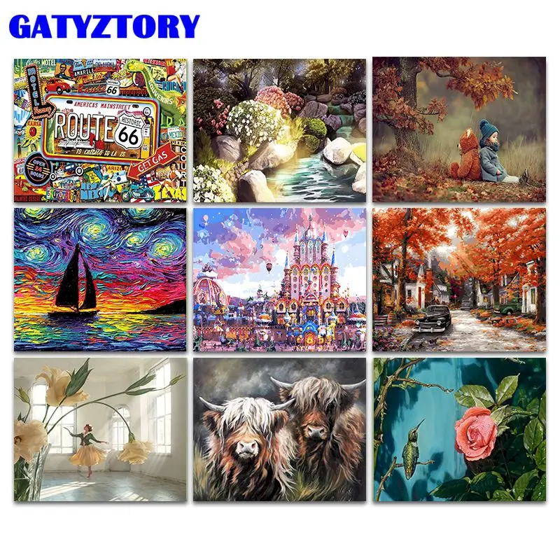 GATYZTORY Acrylic Pictures By Number Kits Home Decor Painting By Numbers Landscape Drawing On Canvas Handpainted Art Gift
GATYZTORY Acrylic Pictures By Number Kits Home Decor Painting By Numbers Landscape Drawing On Canvas Handpainted Art Gift
