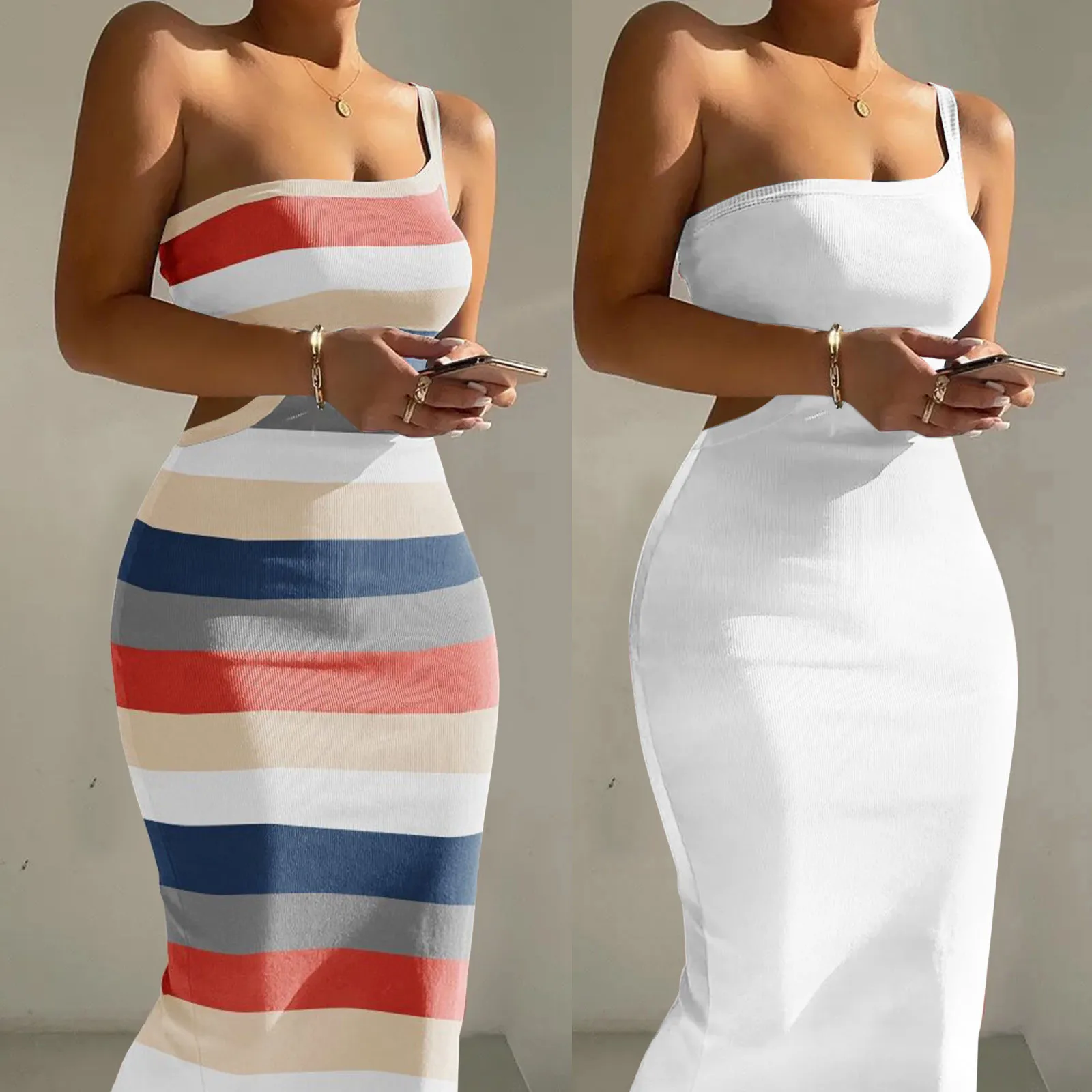 Summer Beach Dresses Women Sexy Strap Printed One Shoulder Suspenders Cutout Bodycon Hip Wrap Dresses Female Sleeveless vestidos
Summer Beach Dresses Women Sexy Strap Printed One Shoulder Suspenders Cutout Bodycon Hip Wrap Dresses Female Sleeveless vestidos