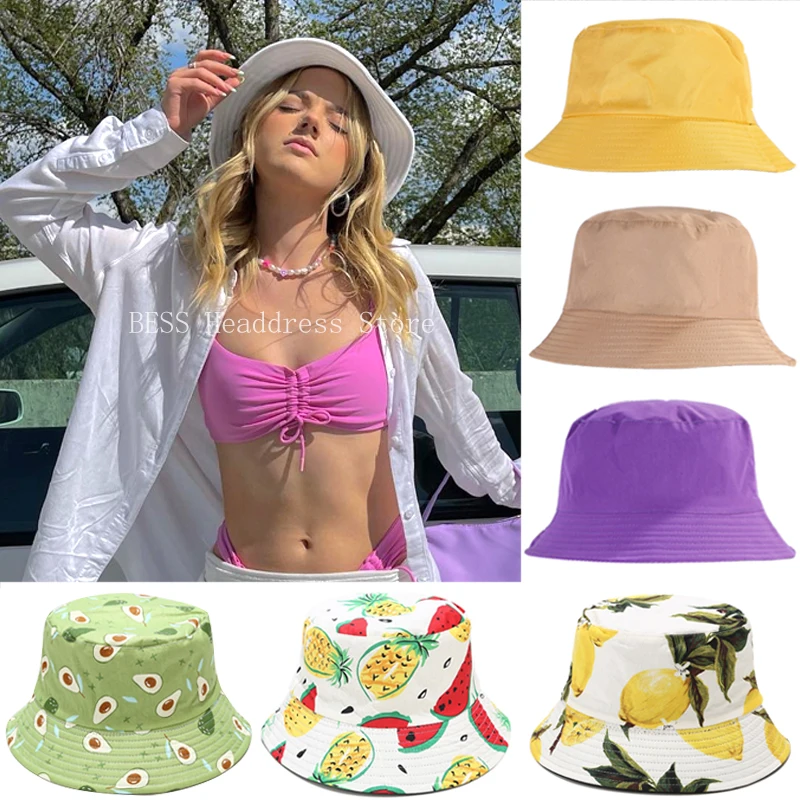 Double-sided Wearing Cap Solid Color Bucket Hat Women Men Sun Hat Reversible Fisherman Hat Summer Panama Cap Sun Fishing Gorros
Double-sided Wearing Cap Solid Color Bucket Hat Women Men Sun Hat Reversible Fisherman Hat Summer Panama Cap Sun Fishing Gorros