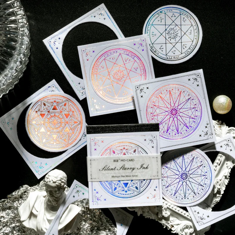 15pcs Midnight Star and Moon Material Paper Shiny Memo Pad Decorative Stationery Scrapbook Planners Diary Lable Junk Journal
15pcs Midnight Star and Moon Material Paper Shiny Memo Pad Decorative Stationery Scrapbook Planners Diary Lable Junk Journal